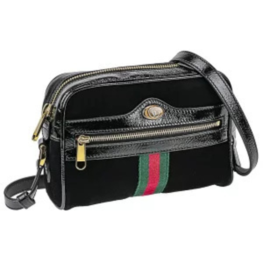 GUCCI Ophidia Shoulder Bag Black